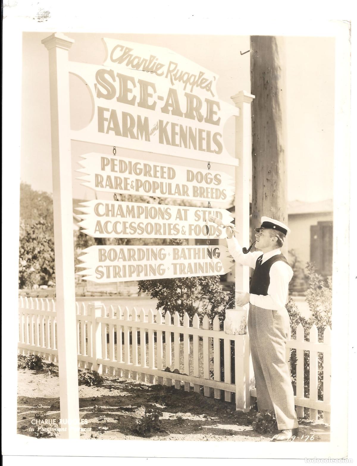 Kino: F36405 CHARLIE RUGGLES FOTO B/N ORIGINAL AMERICANA