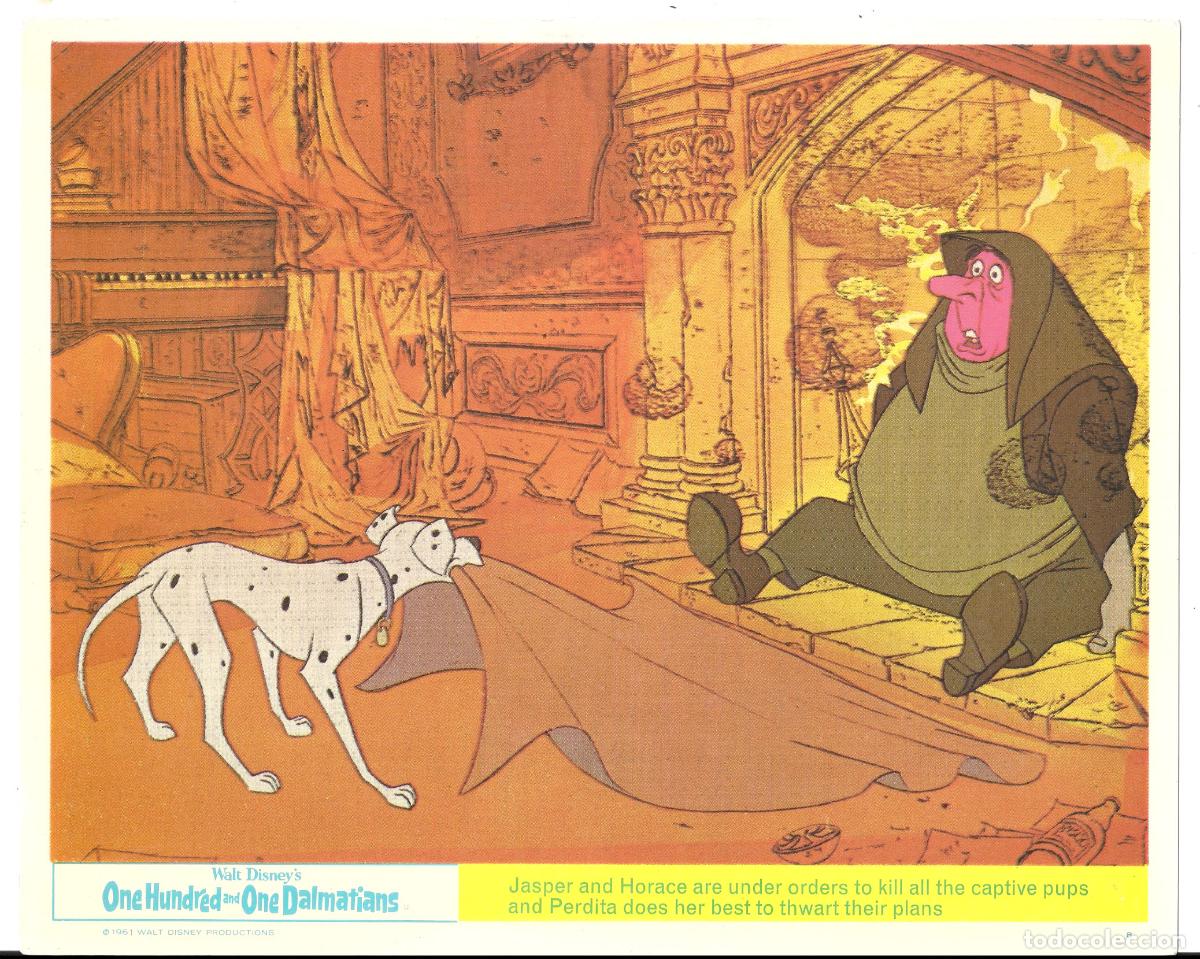 Cine: F36447 101 DALMATAS WALT DISNEY FOTOCROMO LOBBY CARD ORIGINAL INGLES