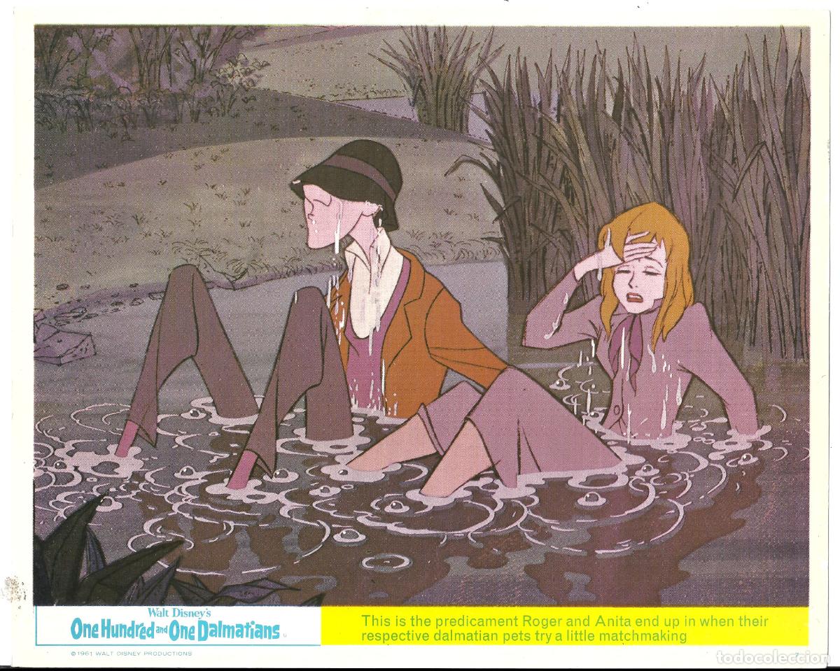 Cine: F36449 101 DALMATAS WALT DISNEY FOTOCROMO LOBBY CARD ORIGINAL INGLES
