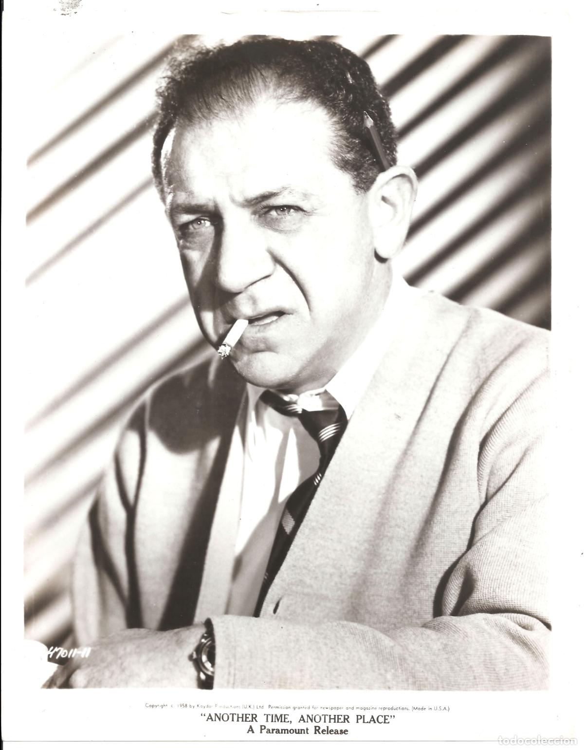 Kino: F36460 SIDNEY JAMES BRUMAS DE INQUIETUD FOTO B/N ORIGINAL AMERICANA