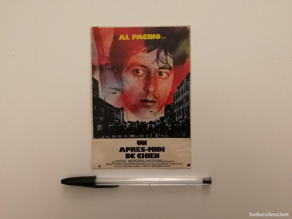 Cine: TARJETA ACARTONADA -10*15- TARDE PERROS - AL PACINO