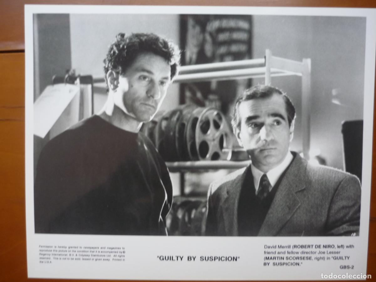 Cinema: martin scorsese - foto original b/n - cinema filmmaker - guilty by suspiction - robert de niro