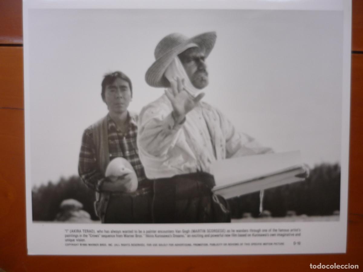 Cinema: martin scorsese - foto original b/n - cinema filmmaker - akira kurosawa's derams