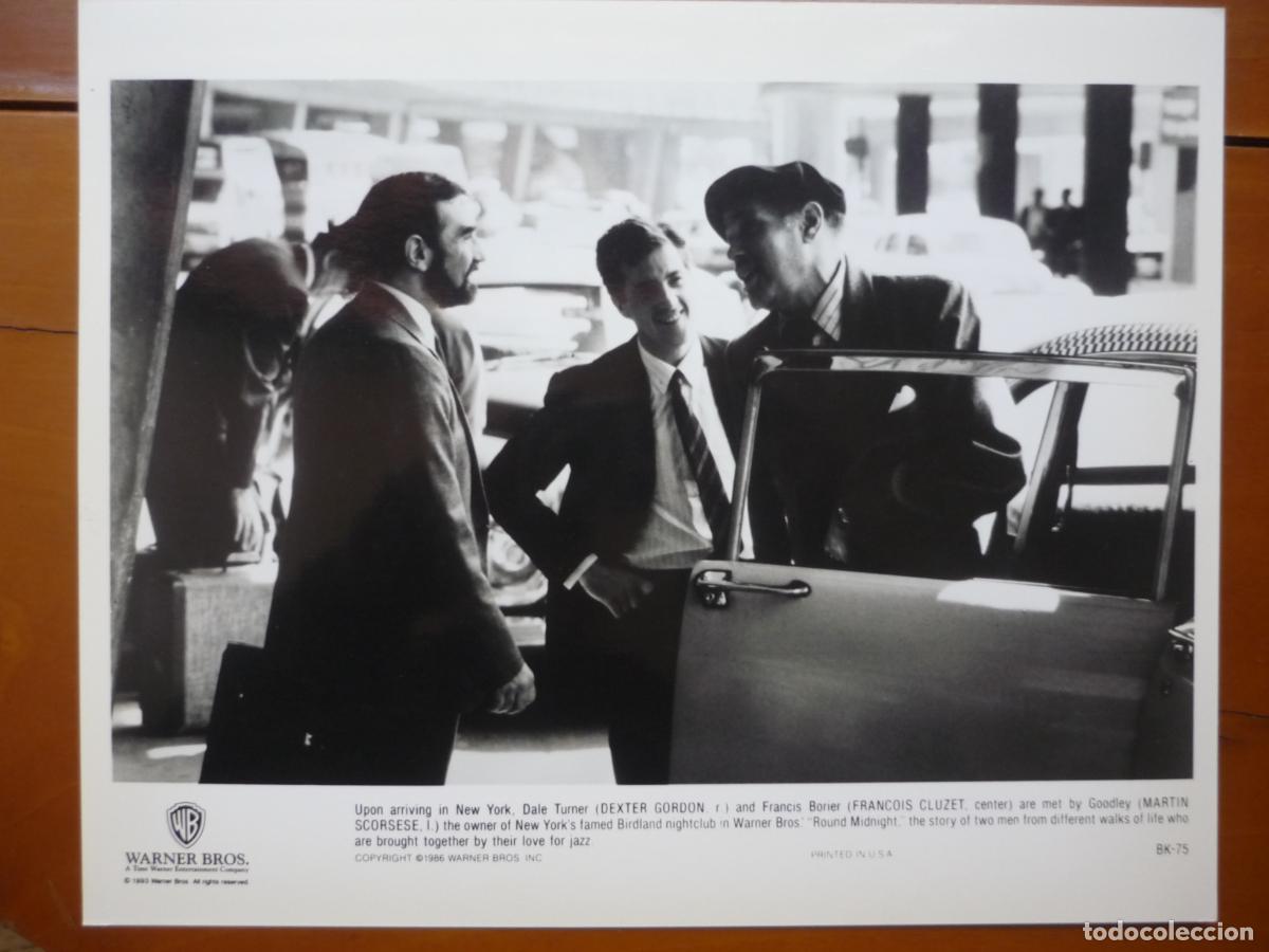 Cinema: martin scorsese - foto original b/n - cinema filmmaker actor - round midnight dexter gordon