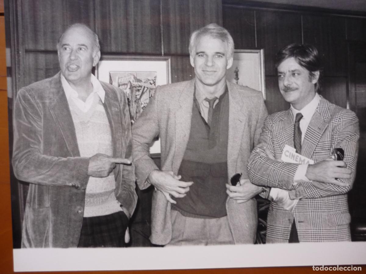 Kino: carl reiner - foto original b/n - cinema filmmaker - steve martin giancarlo gianinni