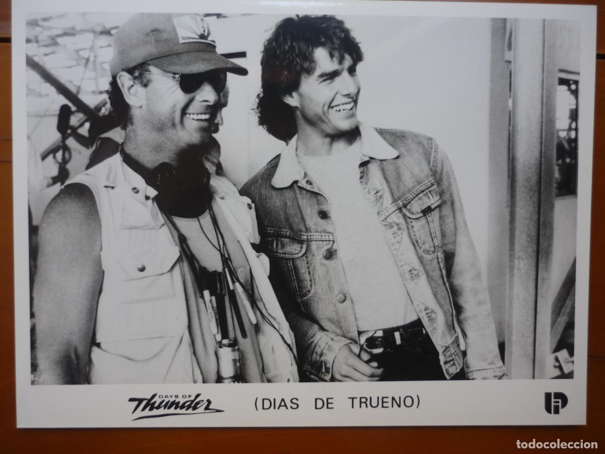 Kino: tony scott - foto original b/n - cinema filmmaker - dias de trueno tom cruise