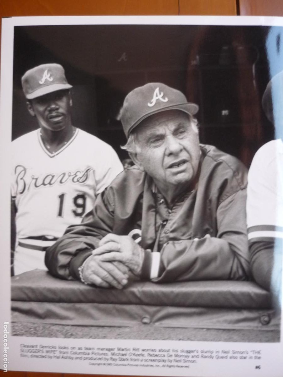 Kino: martin ritt - foto original b/n - cinema filmmaker - the slugger's wife - cleavant derricks beisbol
