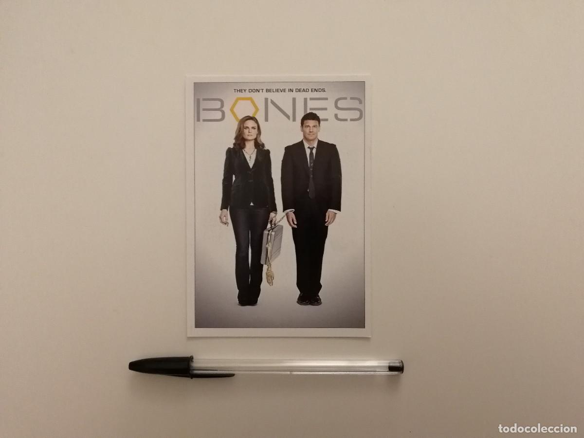 Cine: FICHA COLECCIONABLE -10*15- BONES- SERIE TV - Emily Deschanel