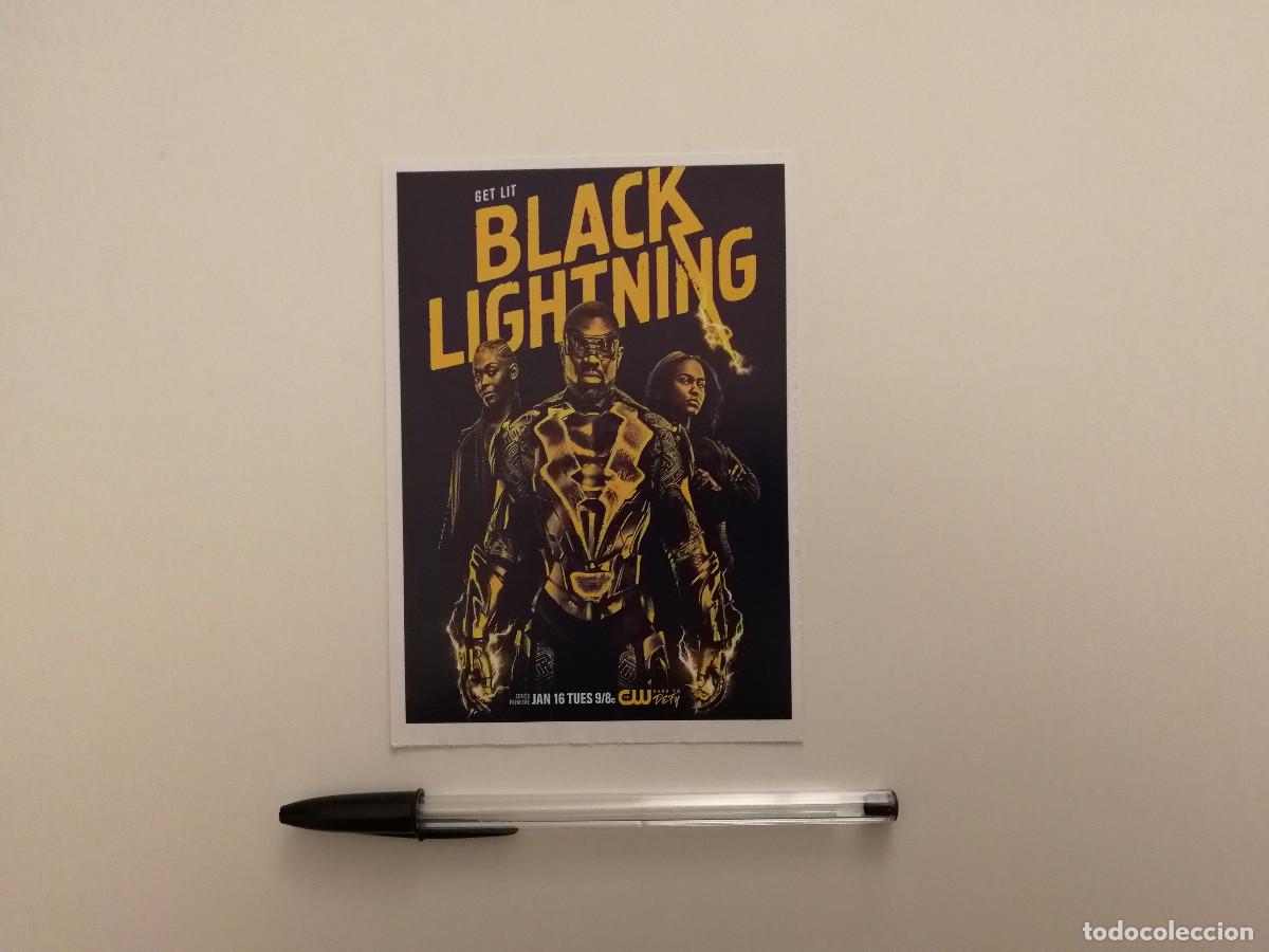 Cine: FICHA COLECCIONABLE -10*15- BLACK LIGHTNING - SERIE TV - SUPERHEROES