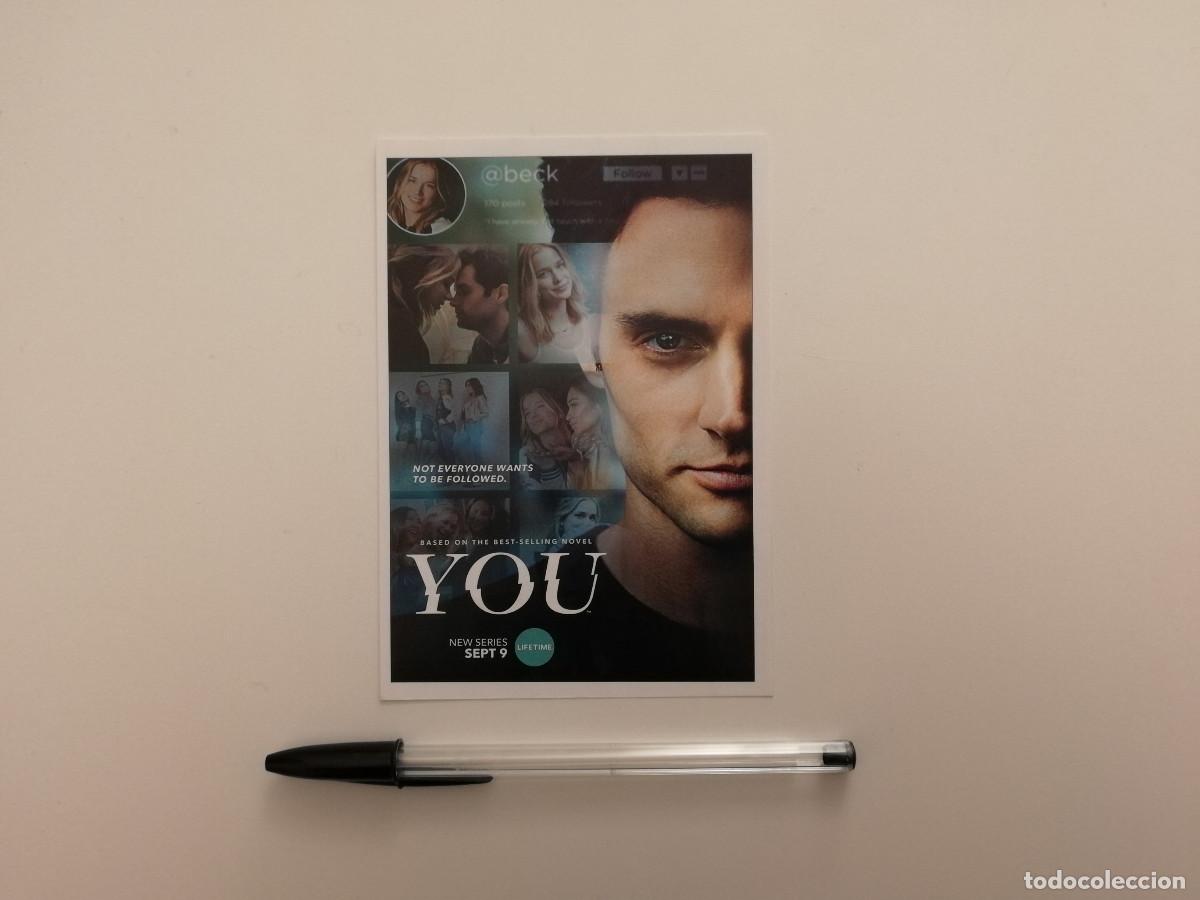 Cine: FICHA COLECCIONABLE -10*15- YOU - SERIE TV - Penn Badgley