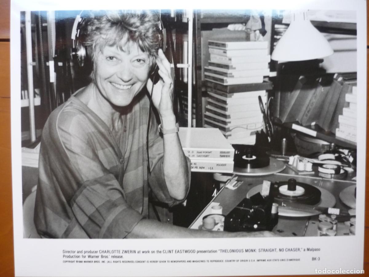 Cine: charlotte zwerin - foto original b/n - cinema filmmaker and producer