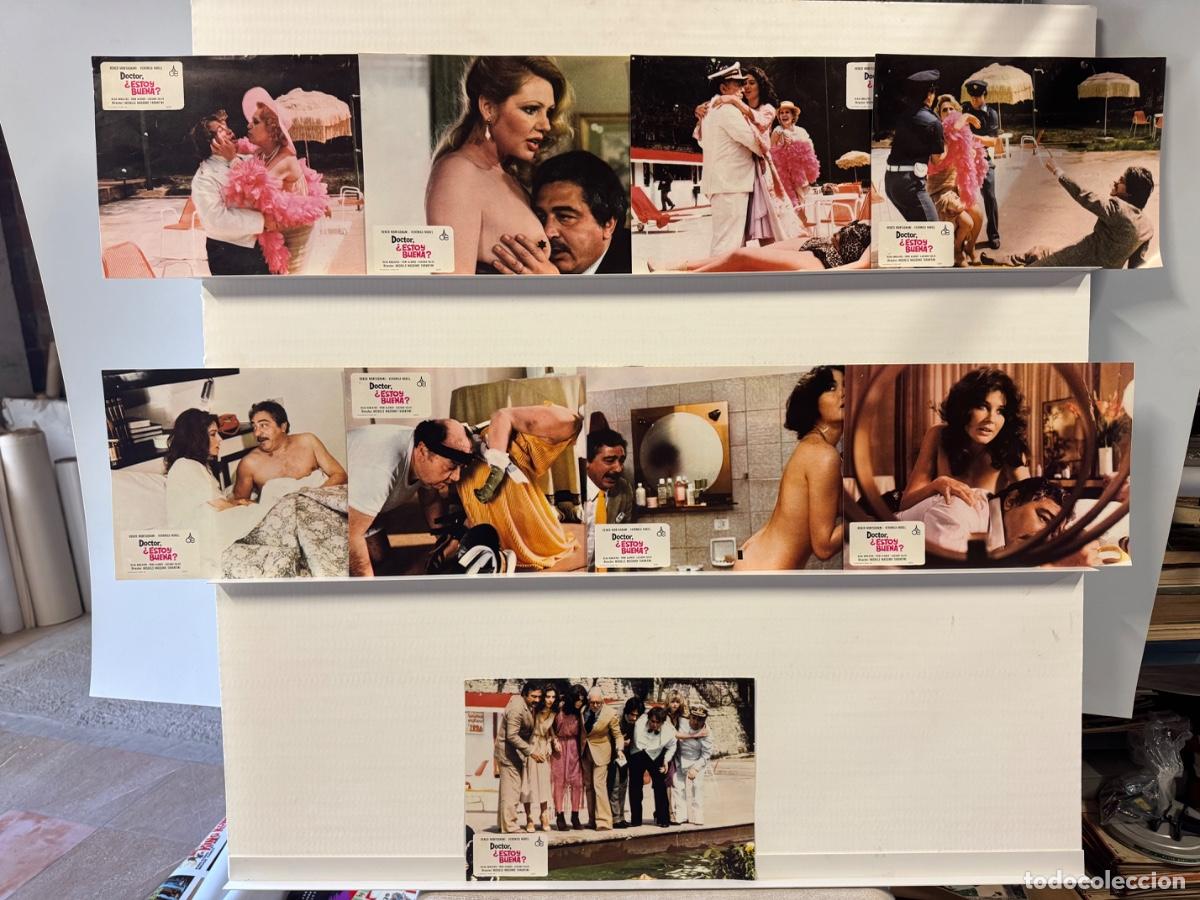 Kino: Doctor &iquest;Estoy buena?, Renzo Montagnani, Veronica Miriel, 9 fotocromos