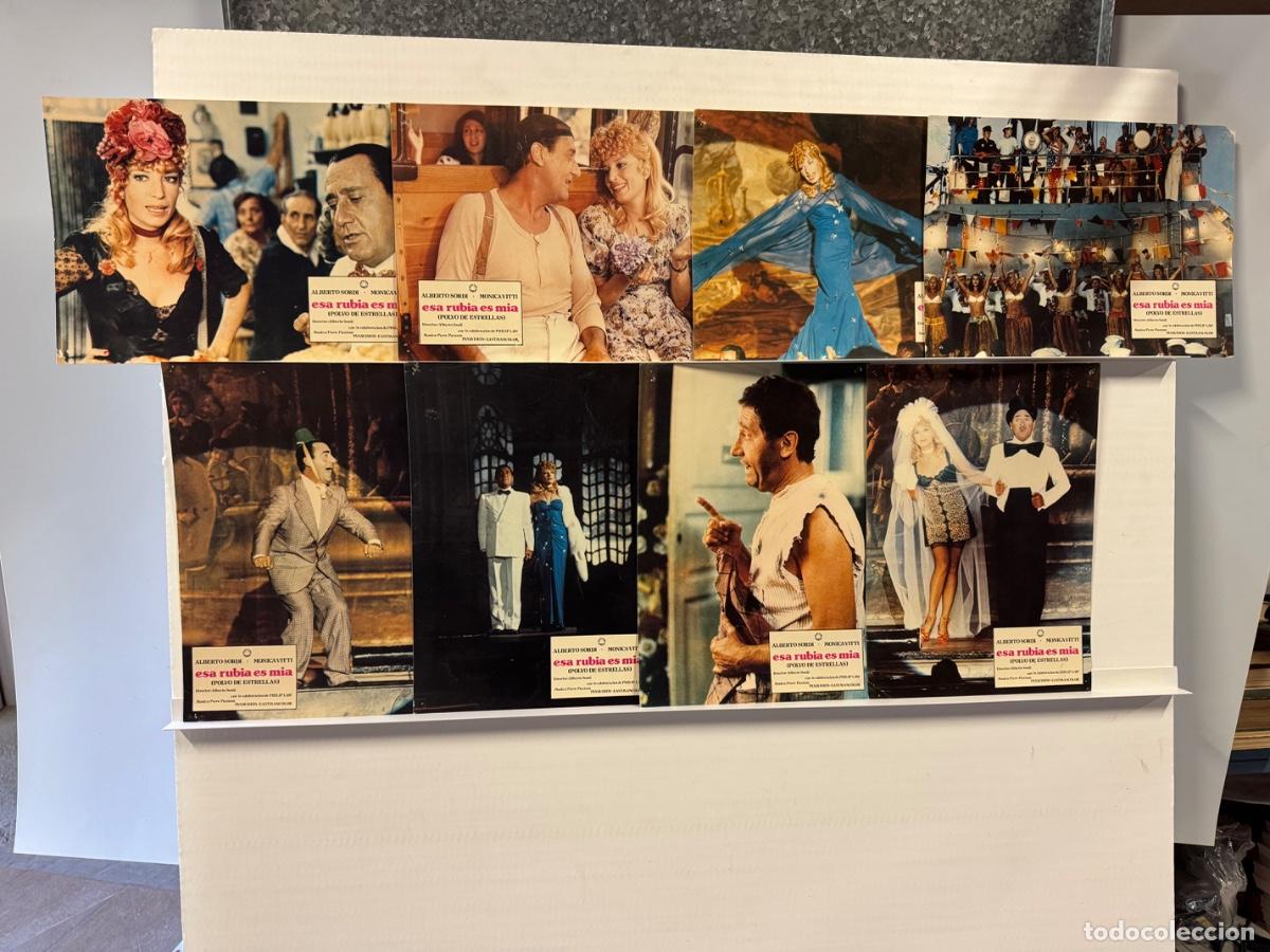 Kino: Esa rubia es mia, Alberto Sordi, Monica Vitti , 8 fotocromos