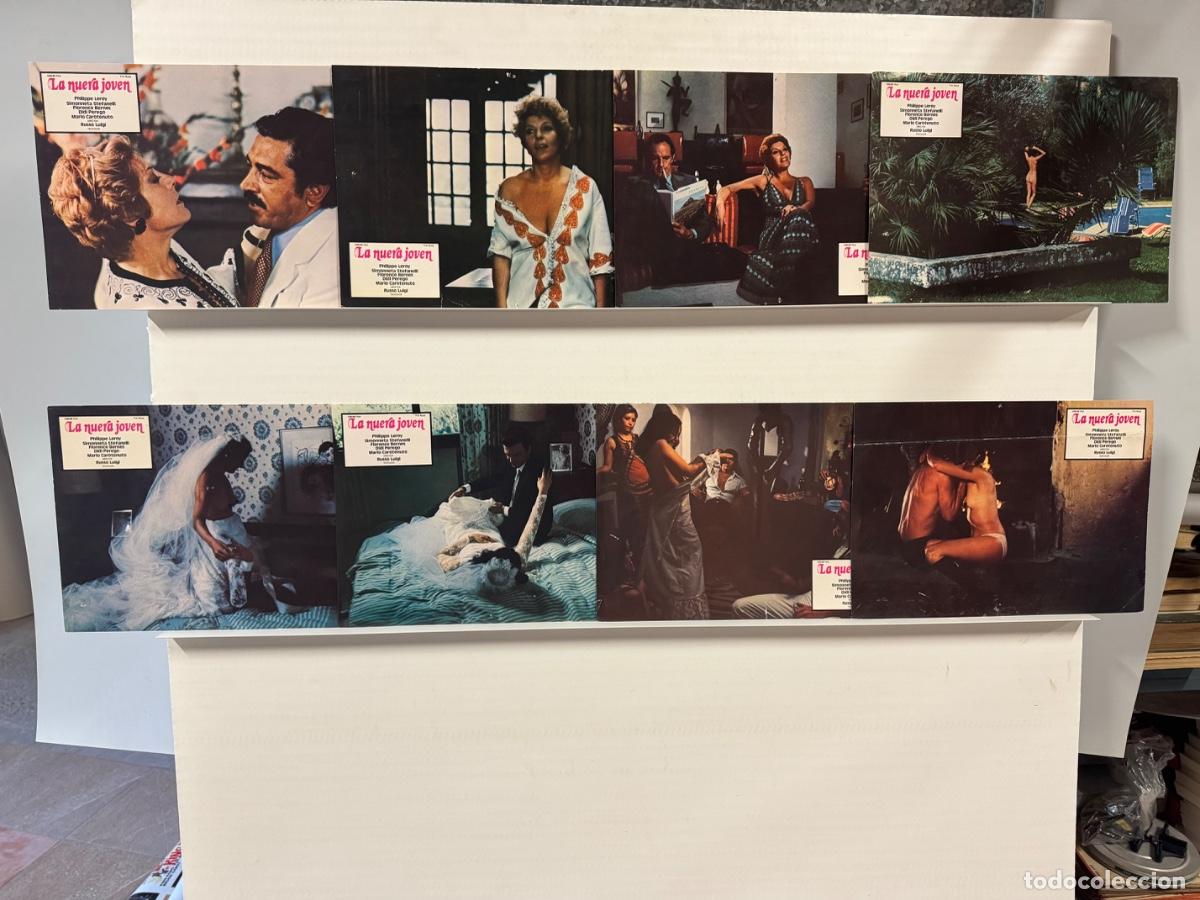 Cine: La nuera joven , Philippe Leroy, 8 fotocromos