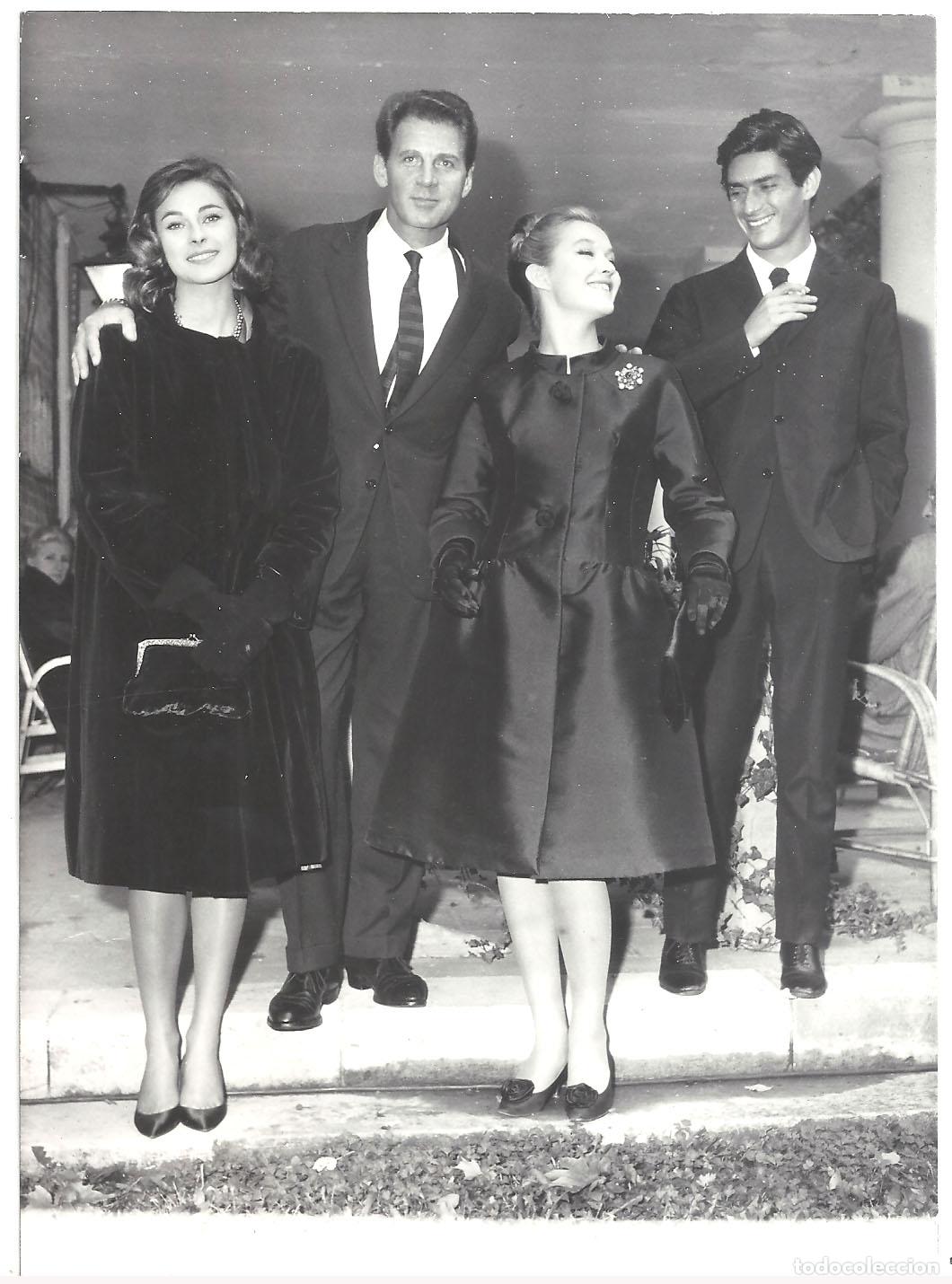 Cinema: F36805 MICHELE GIRARDON JEAN PIERRE AUMONT MARINA VLADY FOTO B/N ORIGINAL FRANCESA