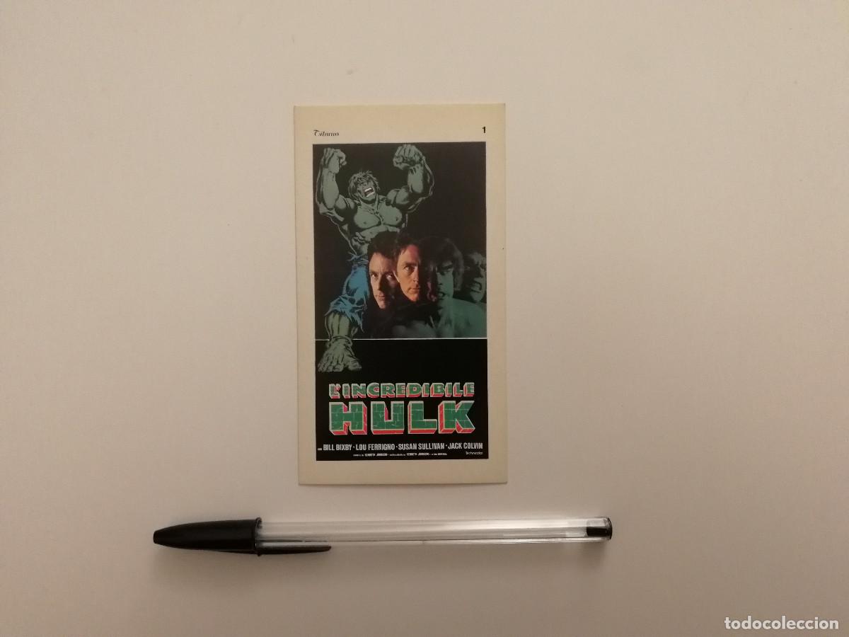 Cine: PEGATINA ORIGINAL - LA MASA UN HOMBRE INCREIBLE - THE HULK - MARVEL