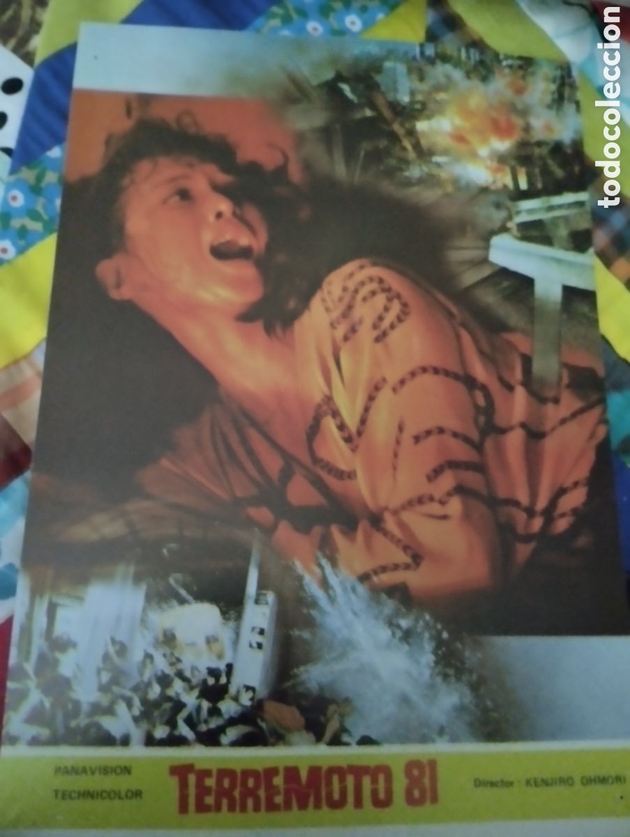 Kino: 10 FOTOCROMOS - TERREMOTO 81 - SET COMPLETO