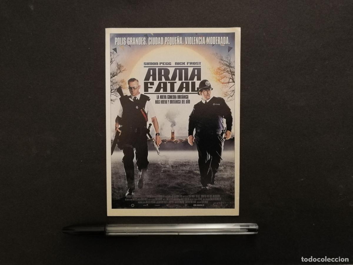 Cine: FICHA COLECCIONABLE -10*15- ARMA FATAL