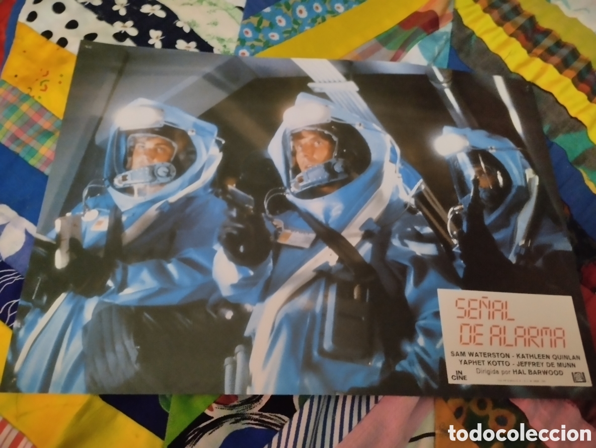 Cinema: 12 FOTOCROMOS - SE&Ntilde;AL DE ALARMA - SET COMPLETO