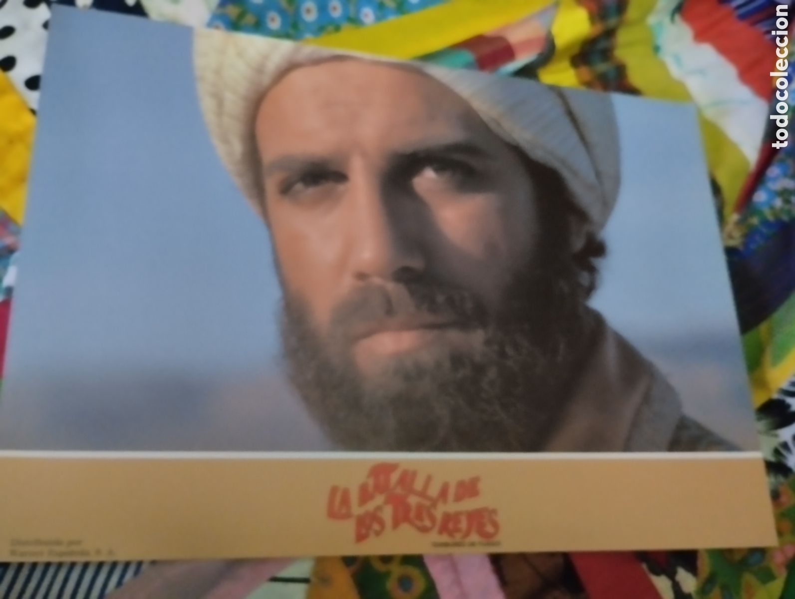 Kino: 16 FOTOCROMOS - LA BATALLA DE LOS TRES REYES - SET COMPLETO