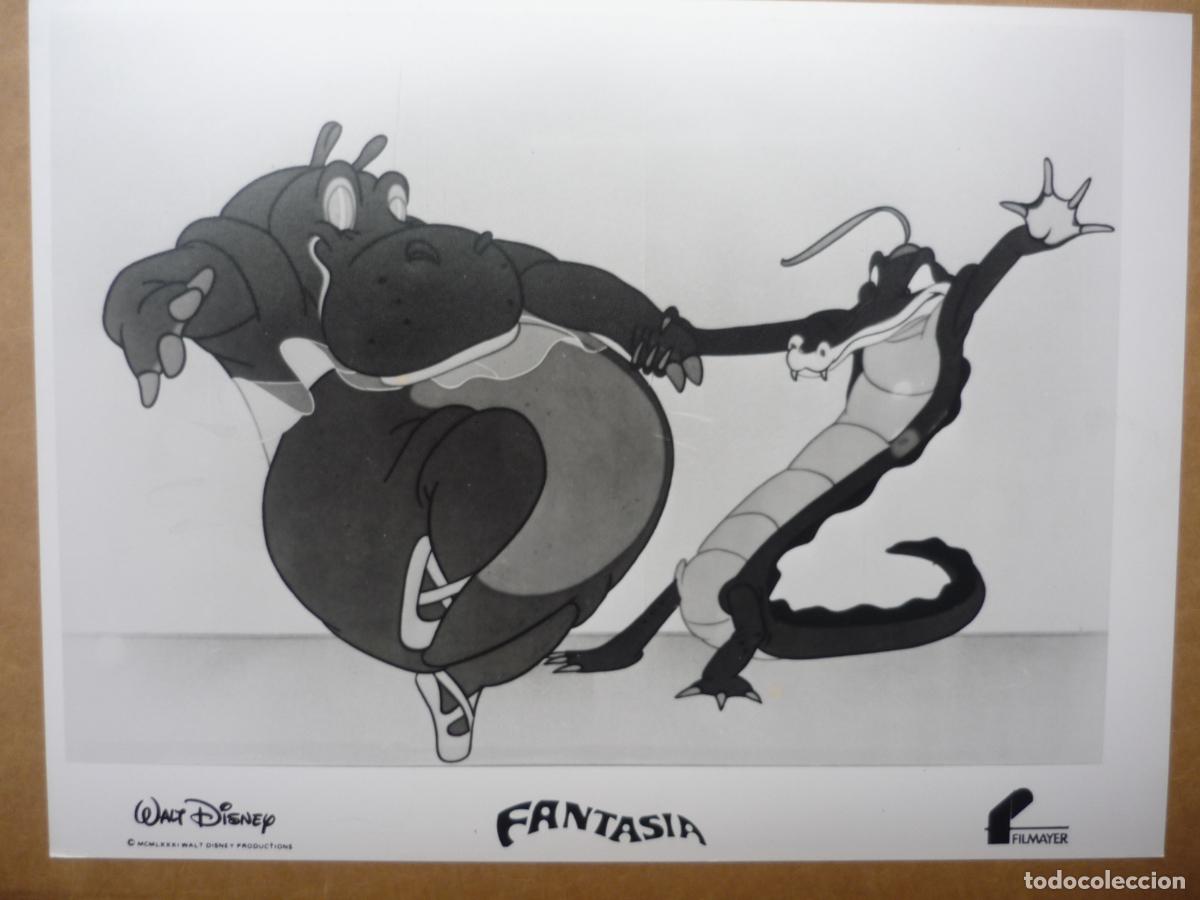 Cine: fantasia - foto original b/n - walt disney animation animation - filmayer