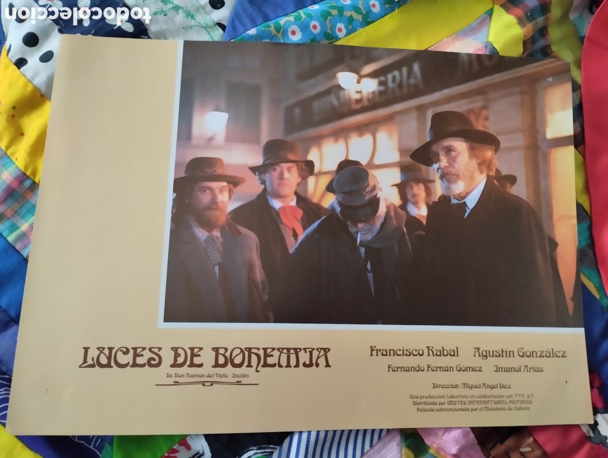 Kino: 12 FOTOCROMOS - LUCES DE BOHEMIA - SET COMPLETO