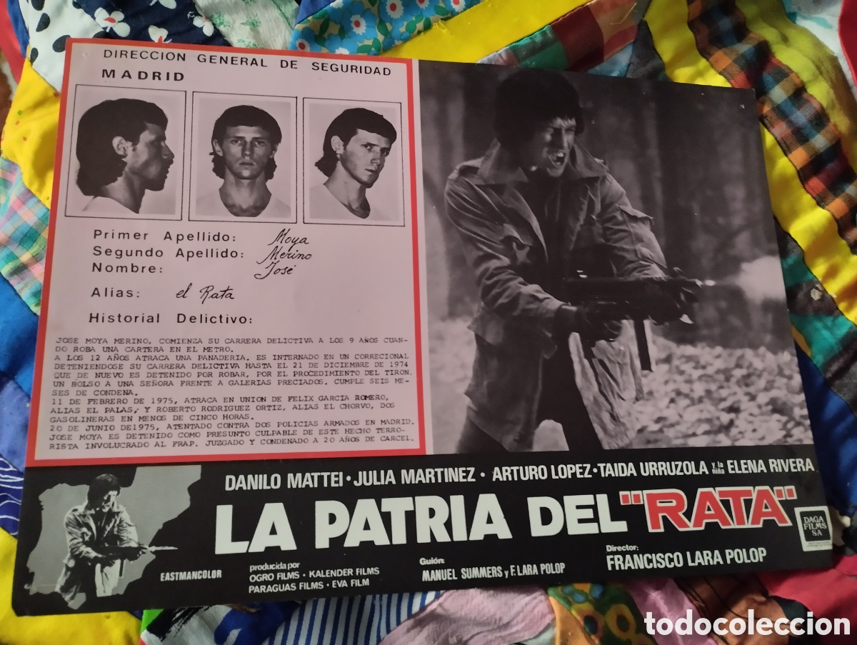 Kino: 12 FOTOCROMOS - LA PATRIA DEL RATA - SET COMPLETO