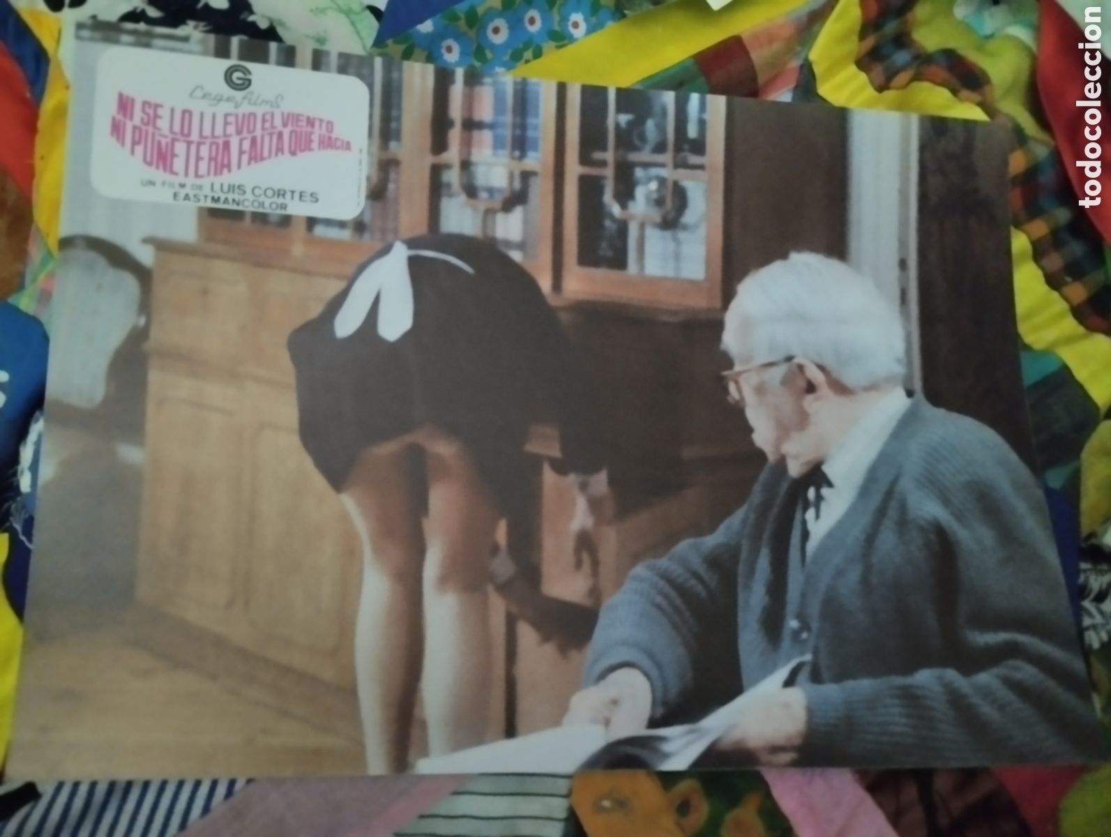 Cine: 12 FOTOCROMOS - NI SE LO LLEVO EL VIENTO NI PU&Ntilde;ETERA FALTA QUE HACIA - SET COMPLETO