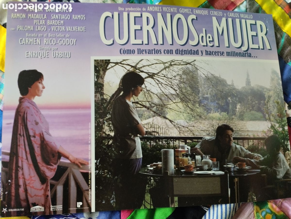 Cine: 12 FOTOCROMOS - CUERNOS DE MUJER - SET COMPLETO