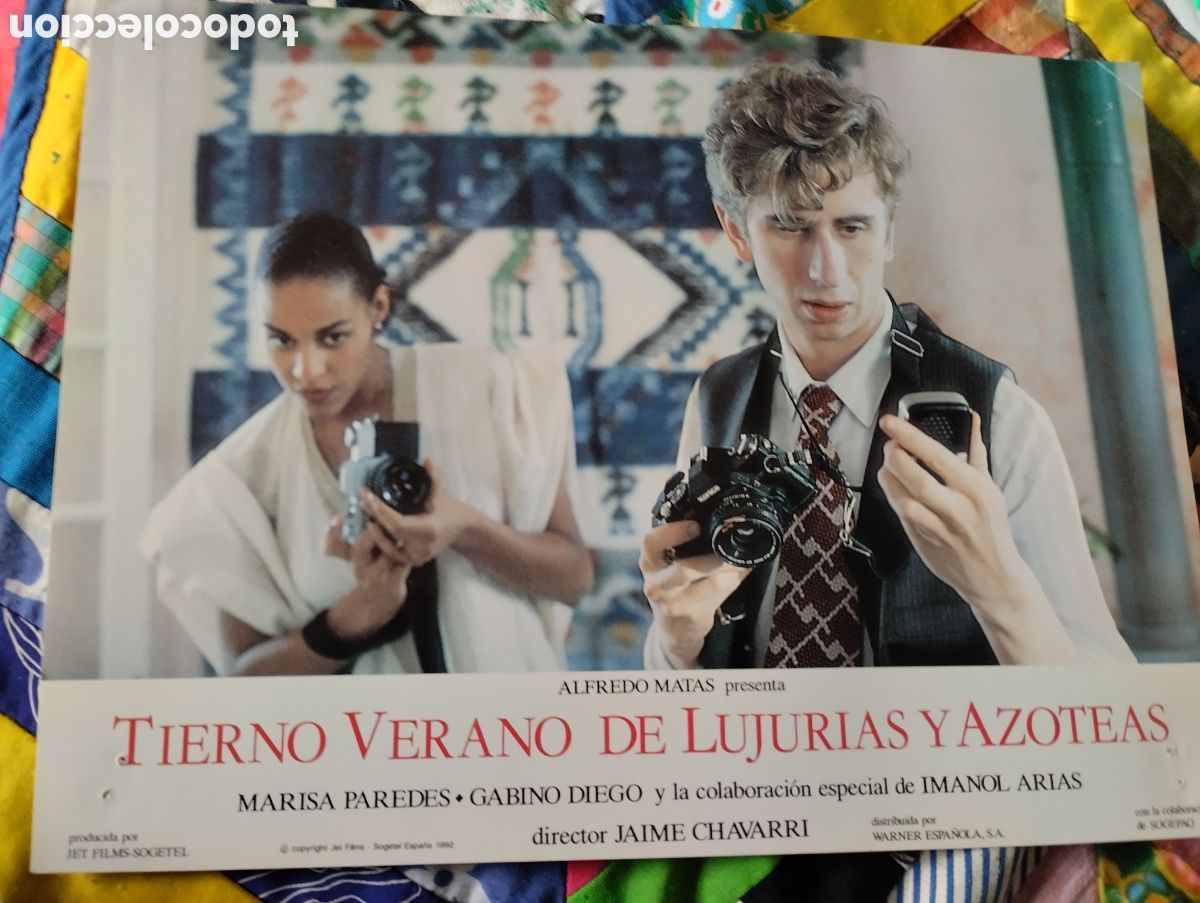 Cine: 12 FOTOCROMOS - TIERNO VERANO DE LUJURIAS Y AZOTEAS - SET COMPLETO