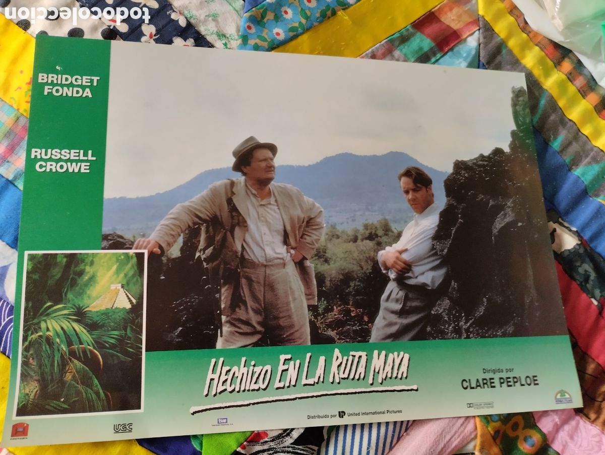 Cine: 12 FOTOCROMOS - HECHIZO EN LA RUTA MAYA - SET COMPLETO