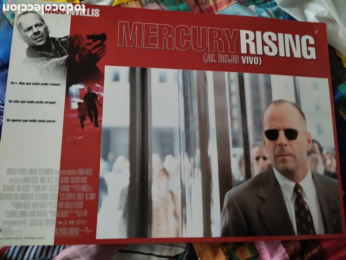 Cine: 10 FOTOCROMOS - MERCURY MISING AL ROJO VIVO
