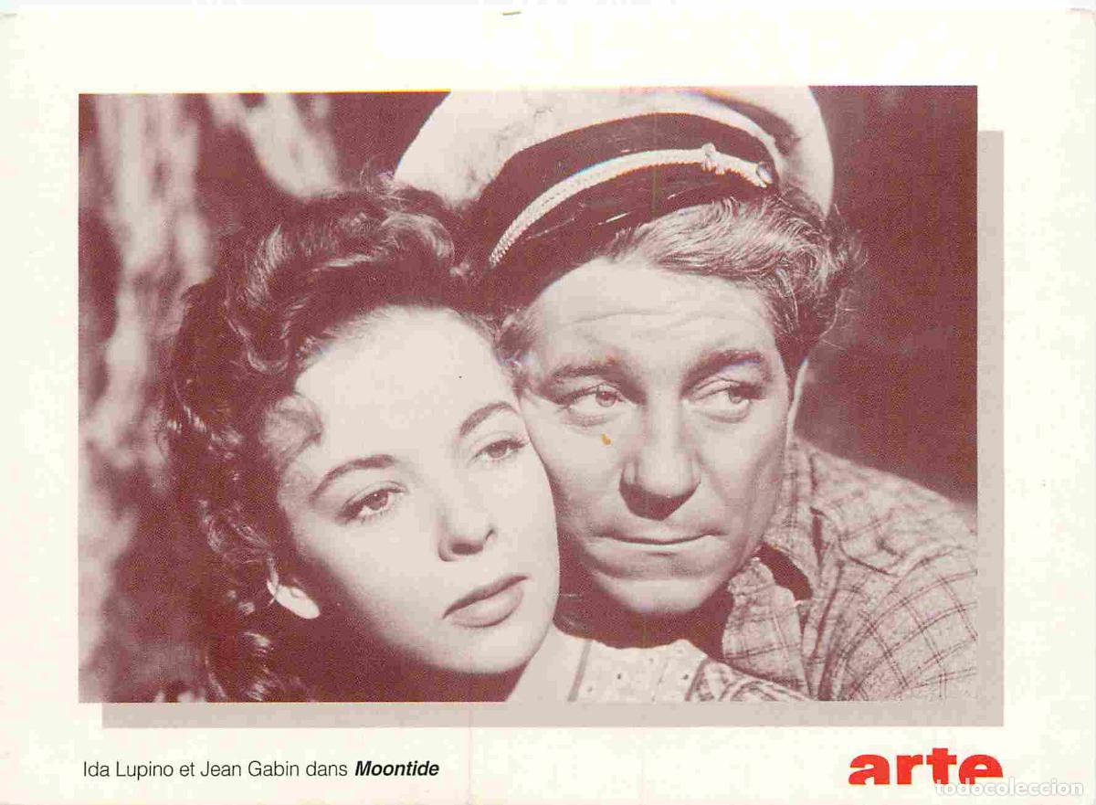 Cinema: Carte Postale - Cinema - Image de Film - Ida lupino et jean gabin dans moontide - Carte Arte - CPM -