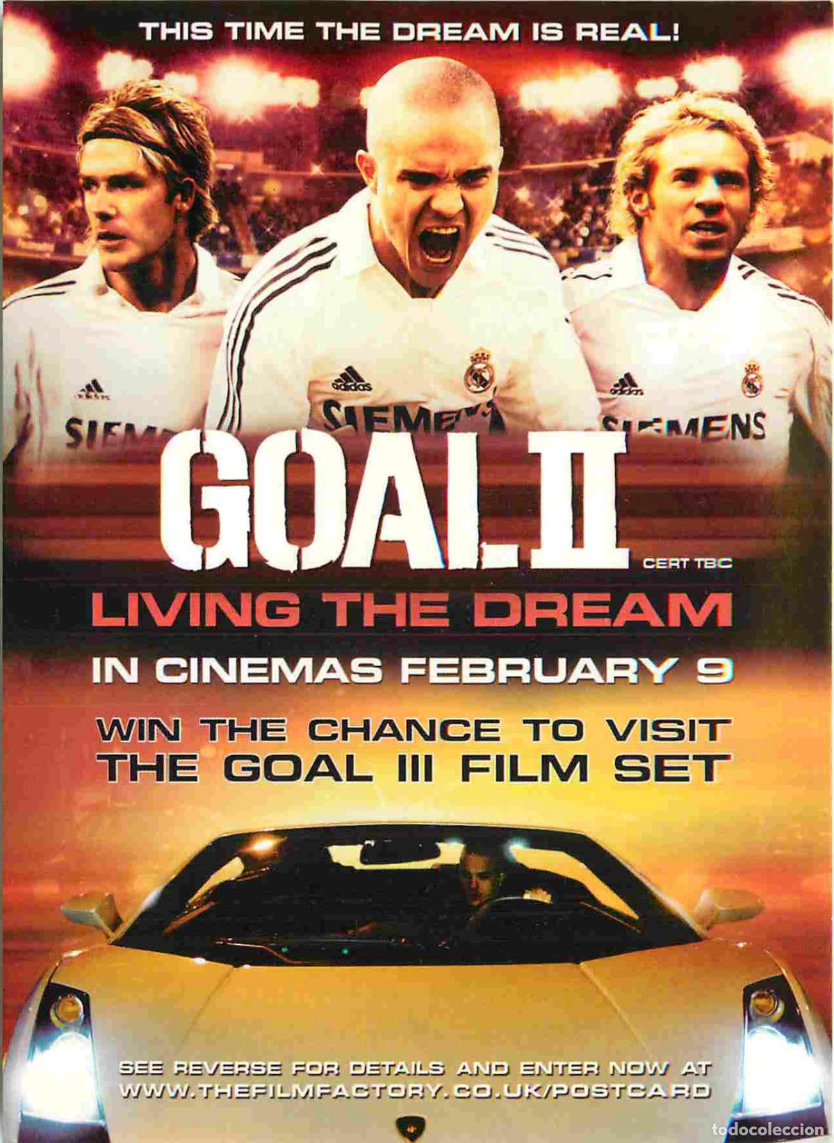 Cinema: Carte Postale - Cinema - Affiche de Film - Goal II - Real Madrid Football - Automobiles - CPM - Voir