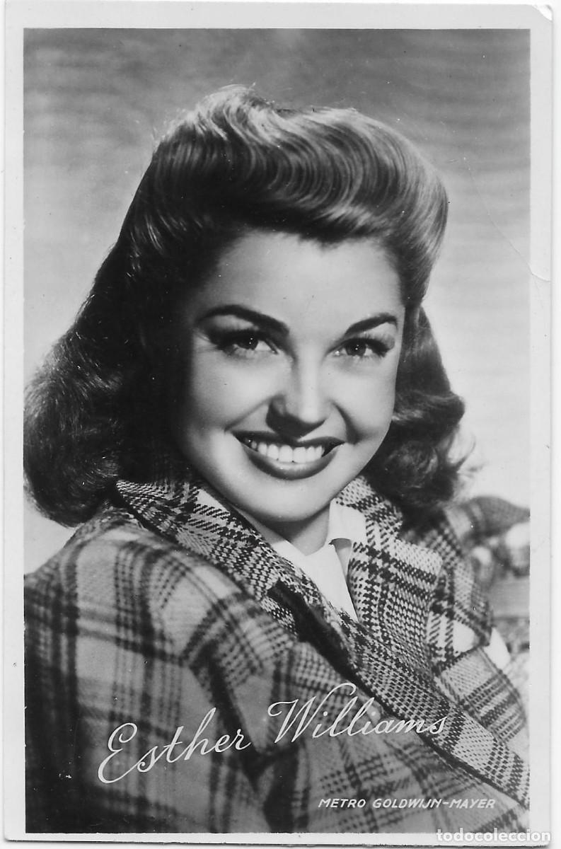 Kino: 4461 - ESTHER WILLIAMS ANTIGUA TARJETA POSTAL N&ordm; 3022-FOTO METRO GOLDWYN MAYER