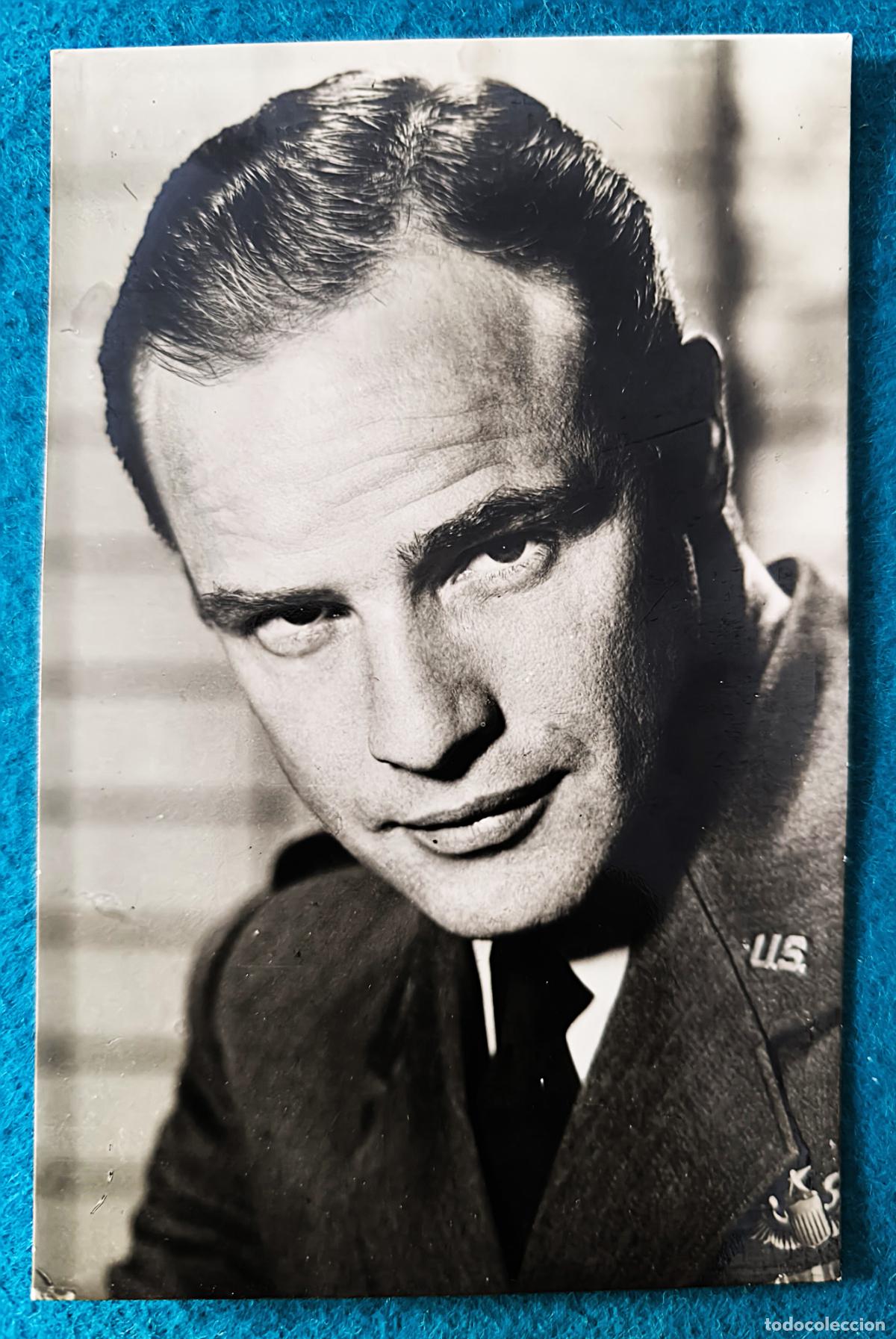 Cine: RW POSTAL N&ordm; 117 ARTISTA CINE ACTOR MARLON BRANDO PA645