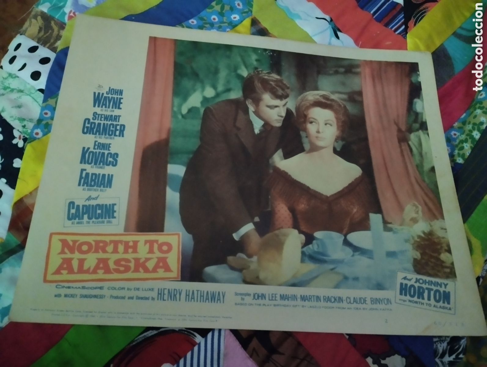 Cine: 1 LOBBY CARD AMERICANO - ALASKA TIERRA DEL ORO 1960