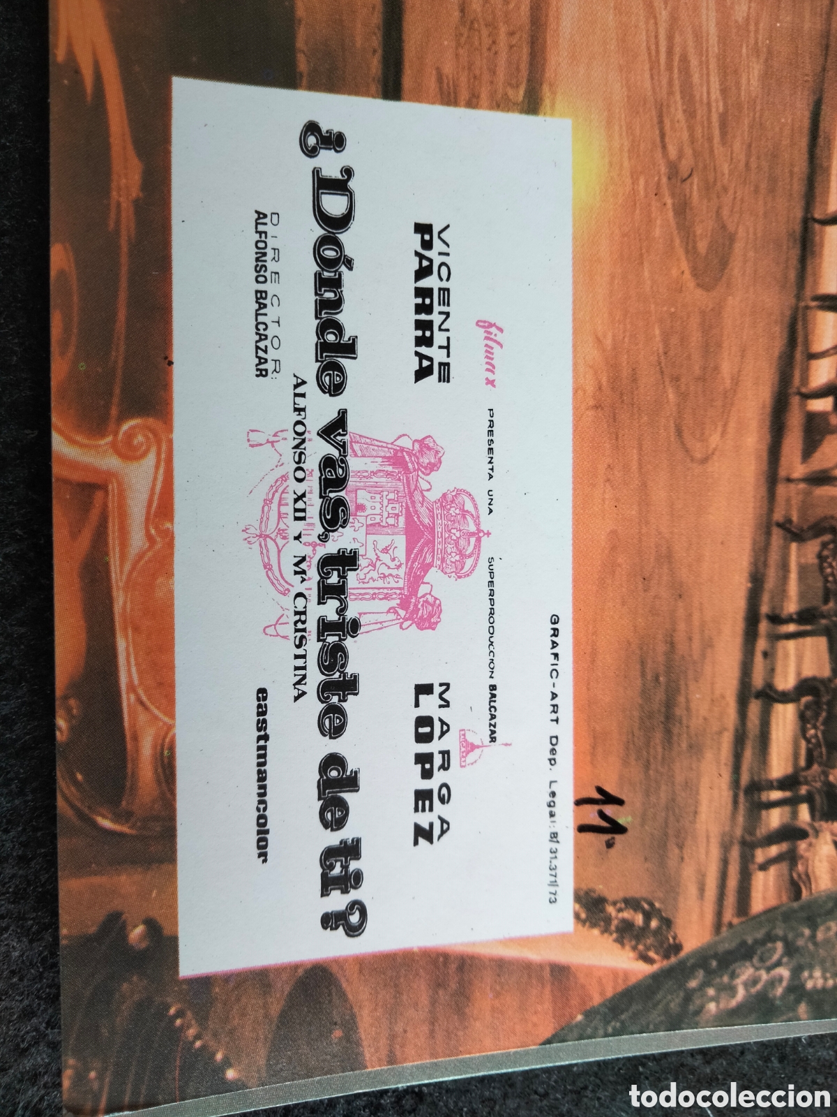 Cine: 11 Fotocromos de Donde vas triste de ti