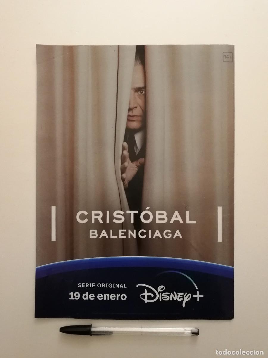 Cine: ANUNCIO ACARTONADO -A4- Crist&oacute;bal Balenciaga - SERIE TV - LAMINA - Gemma Whelan - Alberto San Juan