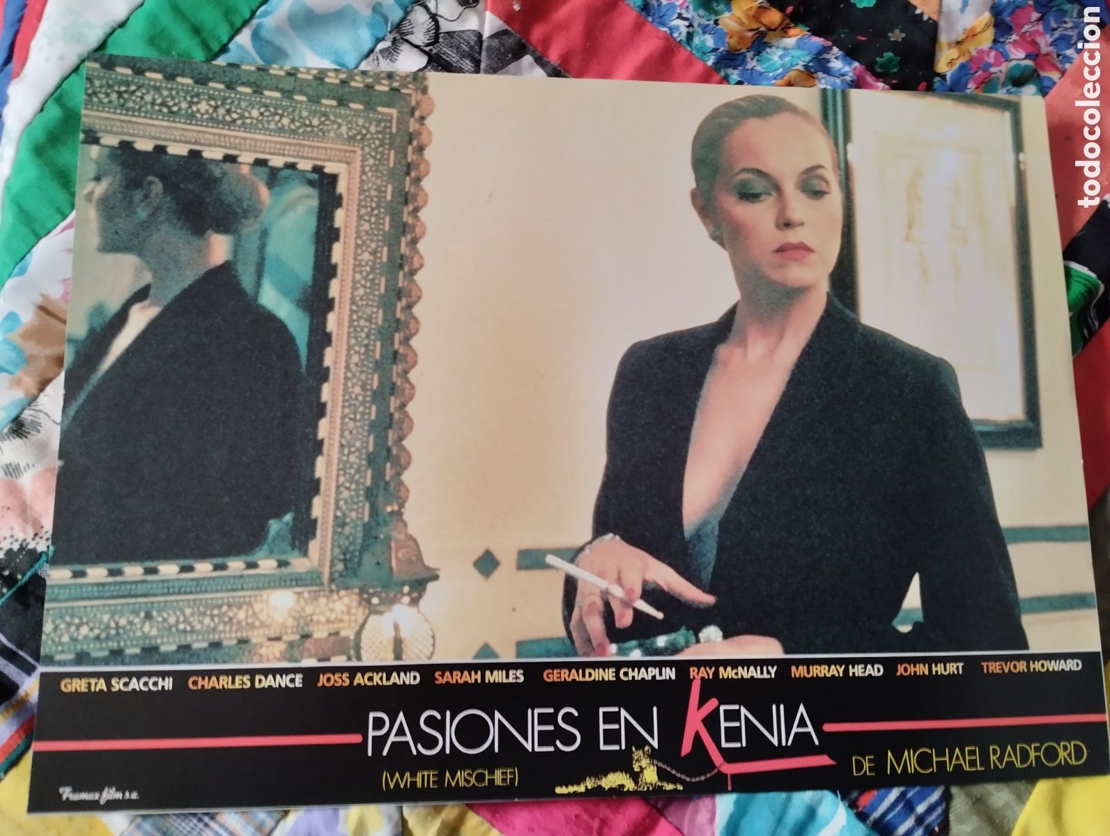 Cine: 12 FOTOCROMOS - PASIONES EN KENIA - SET COMPLETO