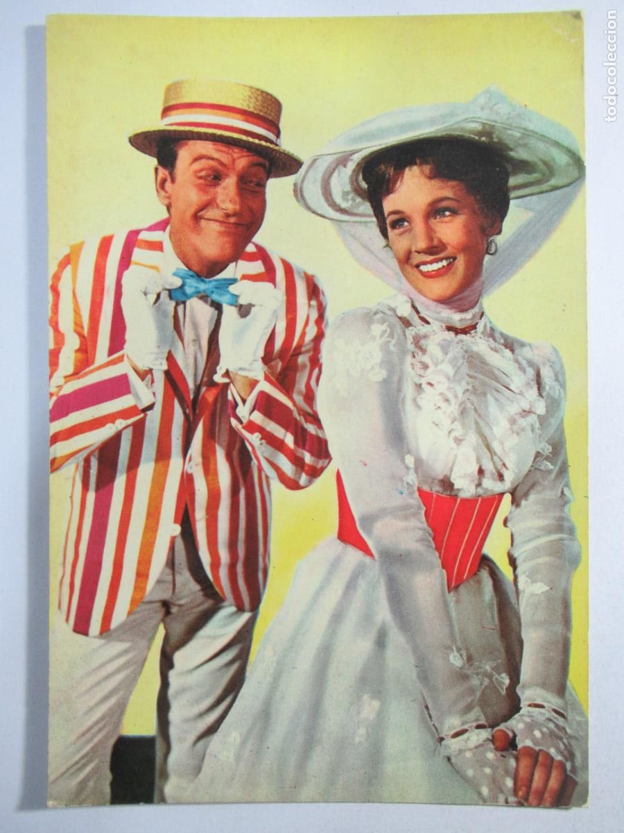 Cine: Postal Julie Andrews, Dick Van Dyke - Mary Poppins