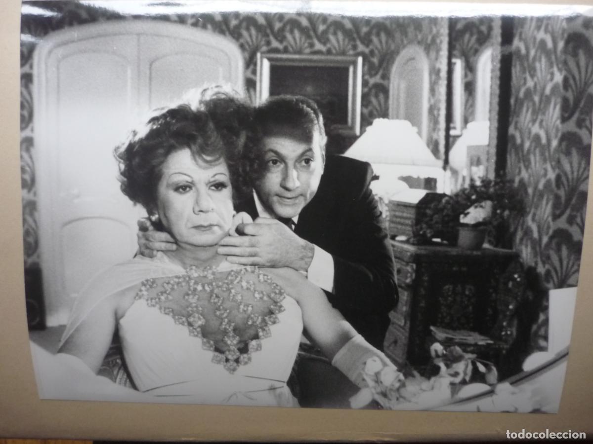 Cine: vicios peque&ntilde;os - foto original b/n - la cage aux folles ugo tognazzi michael serrault