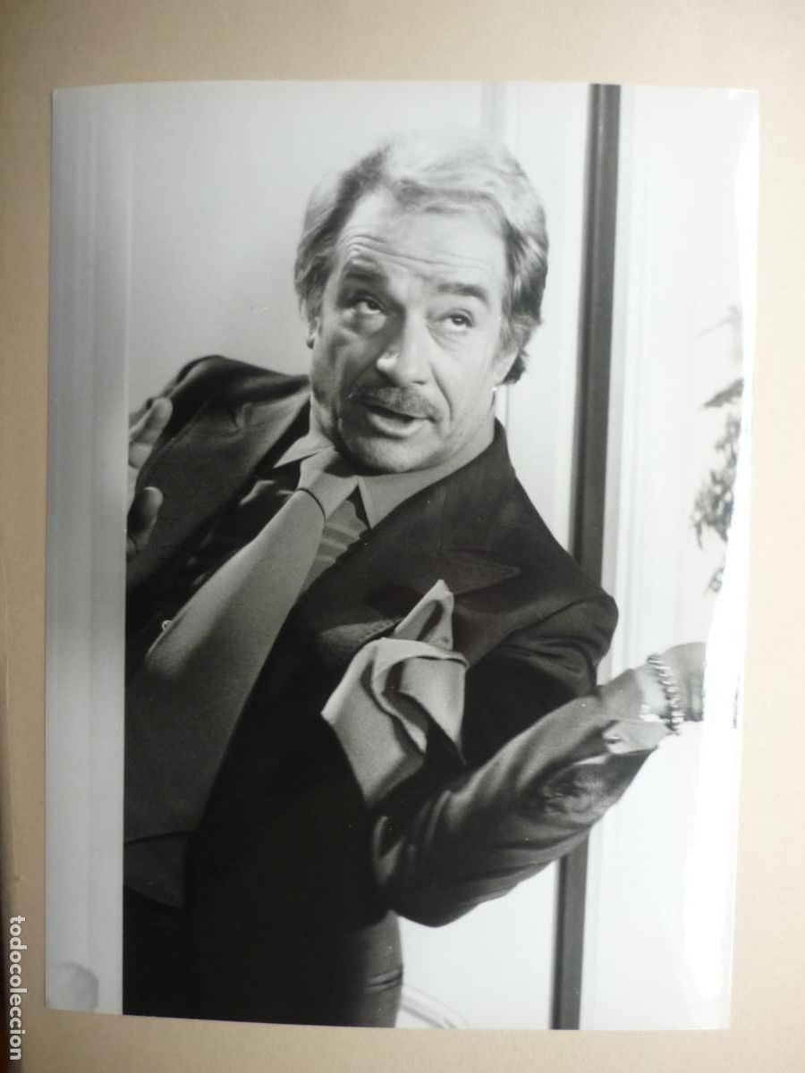 Cine: vicios peque&ntilde;os - foto original b/n - la cage aux folles ugo tognazzi - edouard molinaro