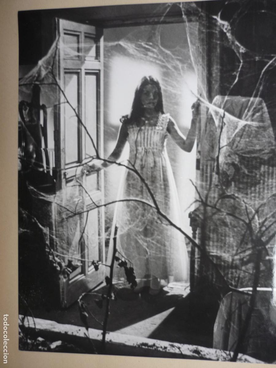 Cinema: la curiosa - foto original b/n - patty shapard escriva cine espa&ntilde;ol