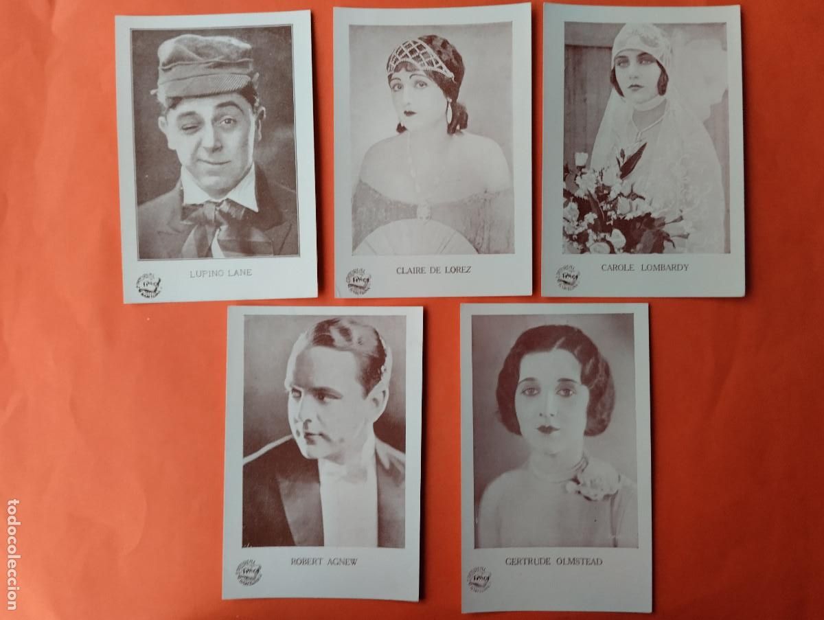 Kino: &Ntilde;PS - 5 CROMOS CINE. EDITORIAL. BARCELONA. PI&Ntilde;OL.