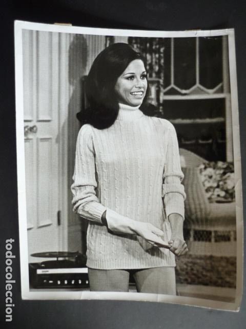 Cin&eacute;ma: MARY TYLER MOORE ACTRIZ ANTIGUA FOTOGRAFIA 21 X 26 CM