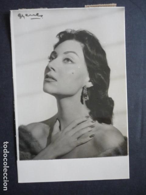 Cinema: LINA ROSALES ACTRIZ ANTIGUA FOTOGRAFIA 14 X 9 CM