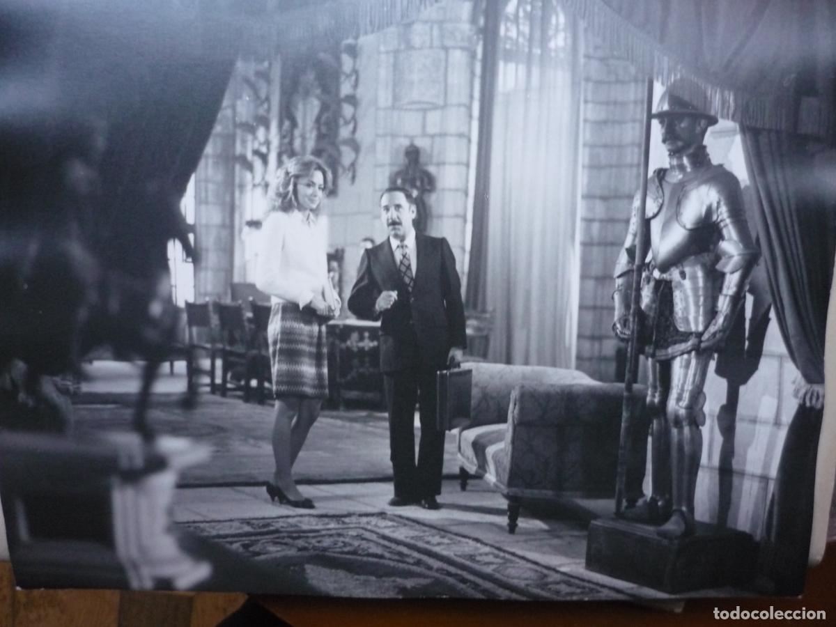 Cine: alfredo landa - foto original b/n - las autonosuyas - mary paz pondal - cine espa&ntilde;ol - 24x30