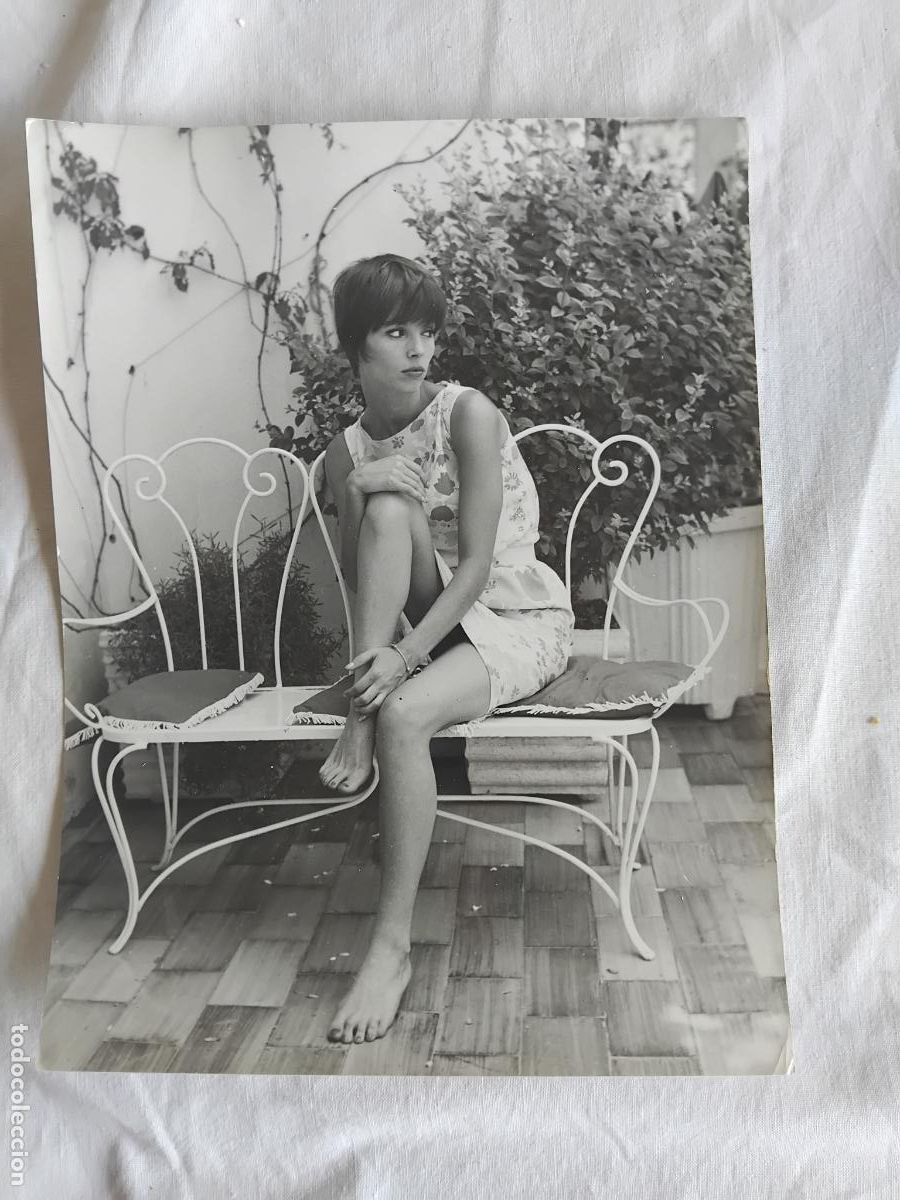 Cine: ELSA MARTINELLI. FOTOGRAFIA DE ANGELO FRONTONI. ROMA. 18,50 X 23,50 CM.