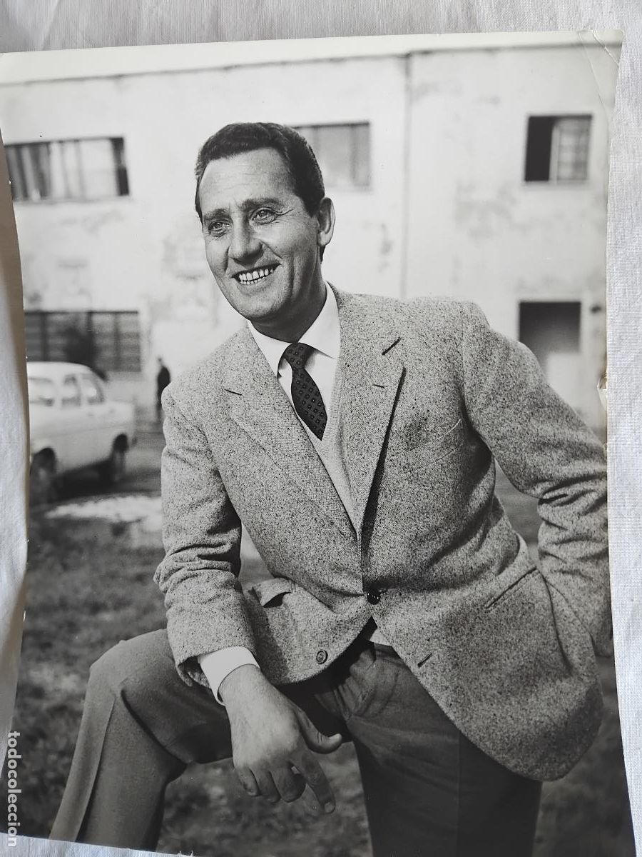 Cine: FOTOGRAFIA DE ALBERTO SORDI. PHOTO BY ANGELO FRONTONI. ROMA. 23,50 X 18 CM.